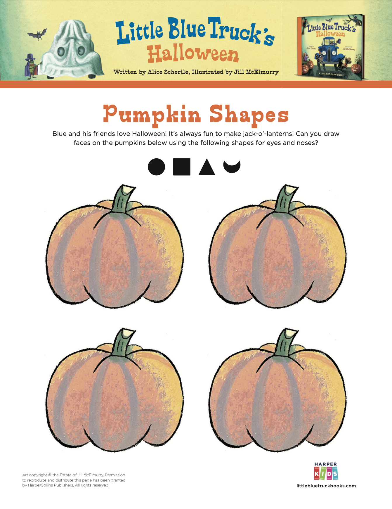 Click to download Pumpkin Shapes