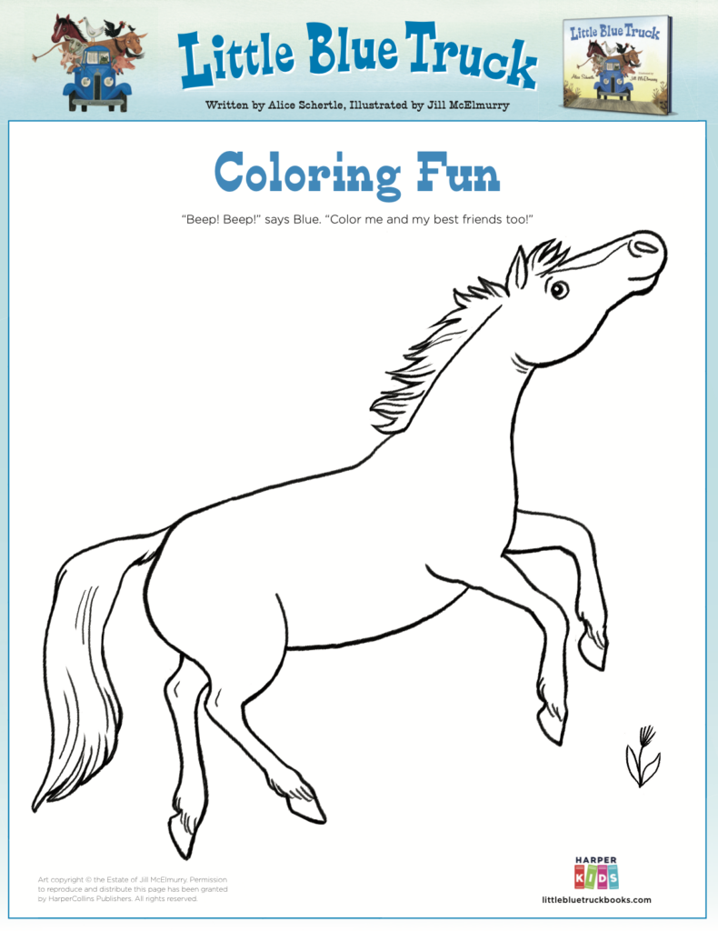 Horse Coloring Page