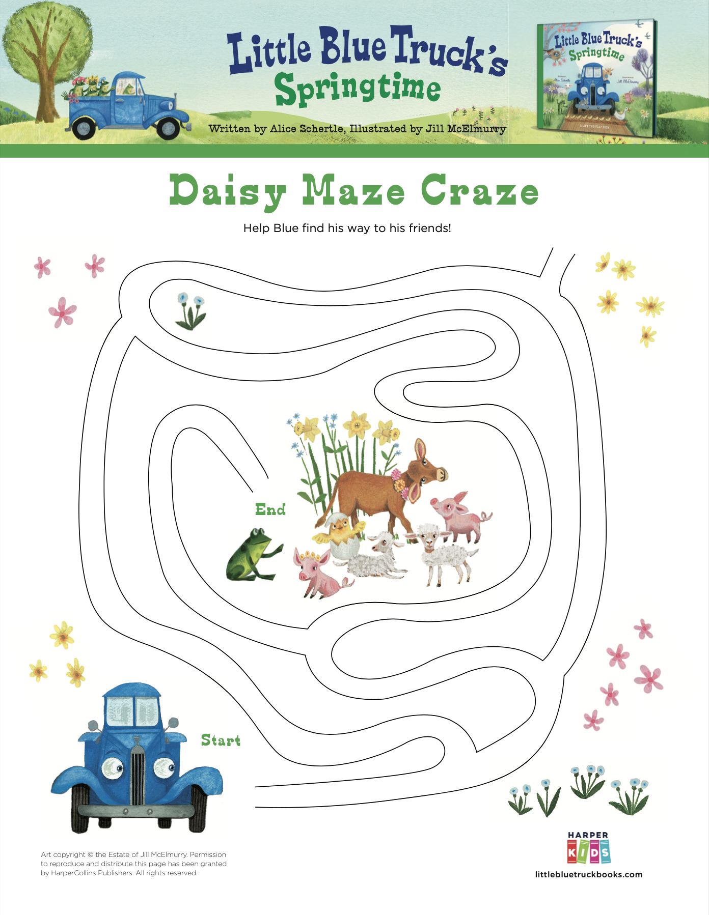 Click to download Daisy Maze Craze