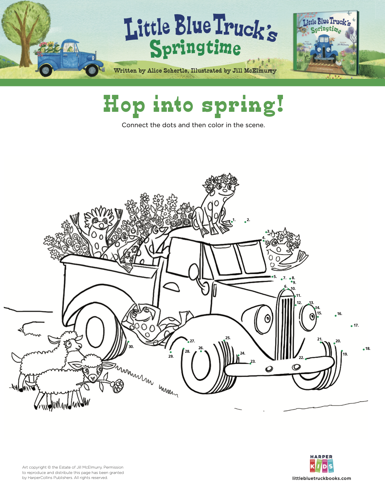 Click to download Bloom into Spring Connect the Dots